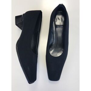 Stuart Weitzman Black Chunky Heels